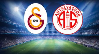 Galatasaray-Antalyaspor mücadelesinin ilk 11'leri belli oldu