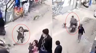 Gaziantep'te sokak ortasında dehşet! Küçük çocuk metrelerce savruldu
