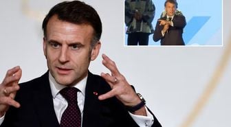 Macron çileden çıktı, Kenya'da protokolü bozup sahneye atladı