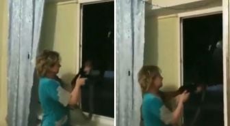 Müzik sesine şikayet eden komşularına kalaşnikofla havaya ateş ederek karşılık verdi