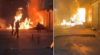 İstanbul'da büyük yangın! Çok sayıda dükkan hasar gördü
