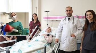 Sivas’ta sıra dışı ameliyat: Hastanın vücudundan 7.5 kilo kitle çıkarıldı