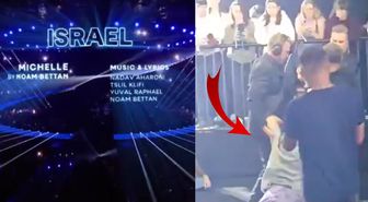 Eurovision’da İsrail protestosu: “Soykırımı durdurun” sloganları salonu inletti