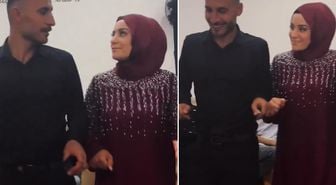 Amca oğluyla dans eden kadının paylaşıma düştüğü not tartışma yarattı