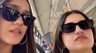 Otobüste gergin anlar! Şoföre 'Kes sesini, beklemek zorundasın' diye bağırdı