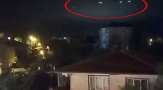 Sakarya'da gökyüzünde görülen ışıklar merak uyandırdı