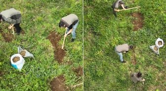 Dron'la tespit edildi, 700 bin lira ceza kesildi