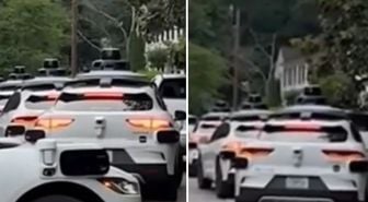 Atlanta’da yolcusu olmayan otonom araçlar mahalleyi istila etti