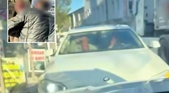 Trafikte tartıştığı sürücüyü sıkıştırıp tehditte bulunan kişiye 180 bin lira ceza
