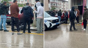 Bolu’da yabancı uyruklu şahıs kendisini uyaran polislere saldırdı