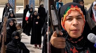 Tahran’ın göbeğinde verilmeye başlanan silah eğitimine en çok kadınlar ilgi gösterdi
