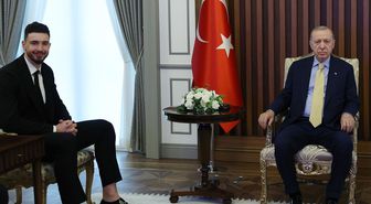 Cumhurbaşkanı Erdoğan, Alperen Şengün'ü kabul etti