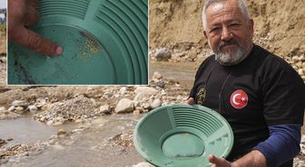 İlçeye gelip gram gram altın arıyorlar! Günde 5 gram bulan var