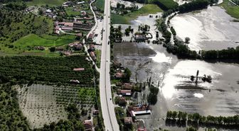 Tokat'ta taşkın nedeniyle tarım arazileri sular altında kaldı