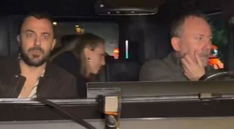 Sergen Yalçın gecelere hızlı döndü: Arka koltuktaki kadına dikkat