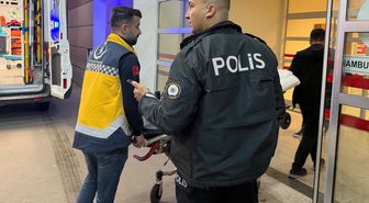 Hükümlü şahıs, hastanede kafasında bardak kırarak kendini yaraladı