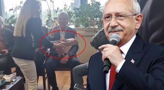 CHP Genel Merkezi'ne giren Kılıçdaroğlu'nun ekibi çikolata dağıttı