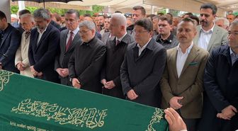 Eski Adalet Bakanı Tunç'un kayınpederi son yolculuğuna uğurlandı