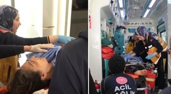 Aksaray'da süt sağma makinesindeki elektrik akıma kapılan kadın ağır yaralandı