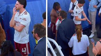 Eski takımının küme düştüğünü gören Declan Rice resmen yıkıldı