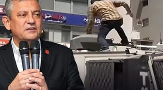 TOMA'nın üstüne çıkıp zarar veren saldırgan tutuklandı