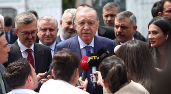 Cumhurbaşkanı Erdoğan Ayasofya'da! Cuma namazı çıkışı dikkat çeken açıklamalar