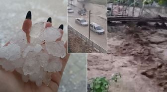 Doğu Akdeniz'deki iki ili sağanak ve dolu vurdu
