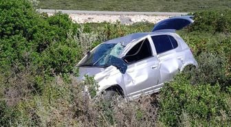 Aydın'da şarampole devrilen otomobildeki 2 kişi öldü