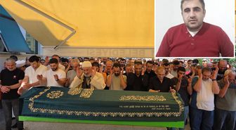 Samsun'da fabrika faciasında hayatını kaybeden işçiyi son yolculuğuna mesai arkadaşları uğurladı