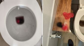 Polisi fark edince tuvalete kaçtı, sifon çalışmayınca yakalandı