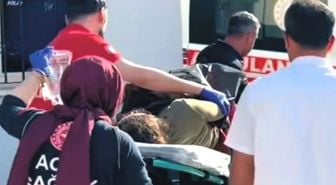 Ot biçme makinesine kolunu kaptıran kadın yaralandı