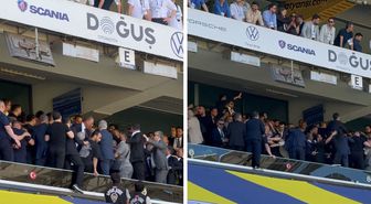 Fenerbahçe Genel Kurulu'nda kavga! Aziz Yıldırım koltuğundan kalkıp müdahale etti