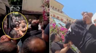 Can Polat'ın taziyesinde ortalık fena karıştı! Engin Polat istenmedi, kavga çıktı