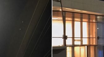 İran füzeleri, İsrailli temizlik işçisinin kamerasında