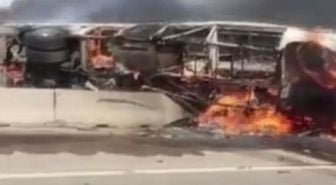 Irak'ta Kerbela ziyaretinden dönenleri taşıyan otobüste yangın çıktı: 25 ölü