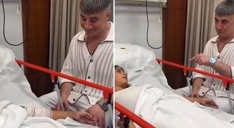 Hastane odasından video paylaştılar! Kızlarına olan düşkünlüğü ile bilinen Sedat Peker'i üzen haber