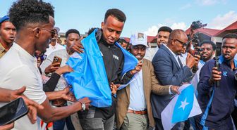 Somalililer, ABD'ye alınmayan hakem Artan'a destek verdi