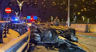 Zonguldak'ta taklalar atan otomobil demir yığınına döndü, 19 yaşındaki genç ağır yaralandı