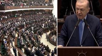 Cumhurbaşkanı Erdoğan'dan parti grubunu ayağa kaldıran İsrail sözleri
