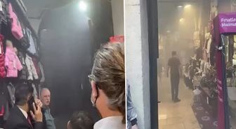 Kapalıçarşı'da korkutan yangın! Trafodan alevler yükseldi: Bölgeye ekip yağdı