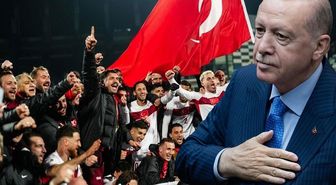 Cumhurbaşkanı Erdoğan'dan A Milli Takım'a destek mesajı