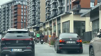 Seyrantepe'de motosiklete bağladığı köpeği metrelerce koşturdu: 8 bin 678 lira ceza kesildi