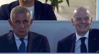 TFF Başkanı İbrahim Hacıosmanoğlu'nun sert bakışları yayına damga vurdu