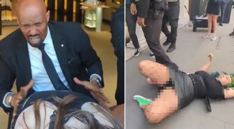 Lüks mağaza önünde ortalık karıştı! Çalışanlar neye uğradığını şaşırdı
