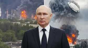 Moskova yanarken Putin bakın nerede görüntülendi