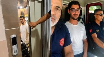 YKS'ye giden genç asansörde mahsur kaldı, imdadına itfaiye yetişti
