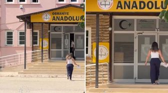 Hafta sonu yapılan sınavda çekilen görüntüye tepki yağıyor