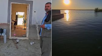 Dün kurak topraktı, bugün göl evi oldu