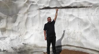Haziran ayının ortasında hala 5 metre kar var
