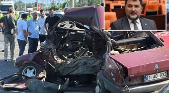 AK Parti Düzce Milletvekili Ercan Öztürk kaza yaptı: 1 ölü, 2 yaralı